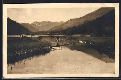 AK Maria-Zell, Erlaufsee mit Ausflusssteg