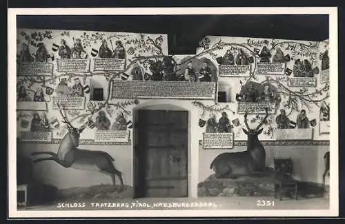 AK Schwaz /Tirol, Habsburgersaal im Schloss Tratzberg