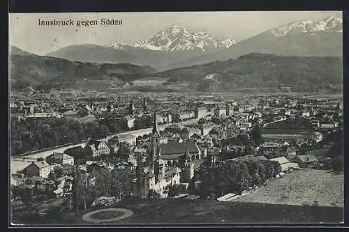 AK Innsbruck, Blick gegen Süden