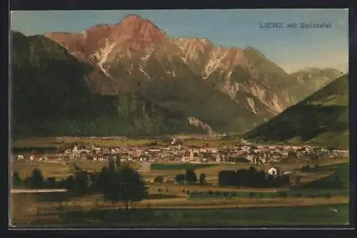 AK Lienz, Ansicht mit Spitzkofel