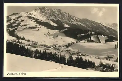 AK Jungholz i. Tirol, Landschaft im Schnee