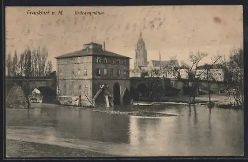 AK Alt-Frankfurt, Blick auf die Brückenmühle