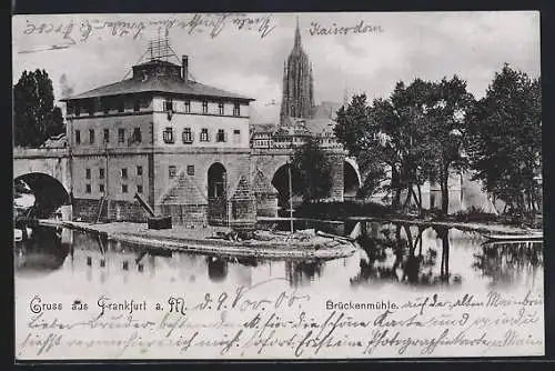 AK Alt-Frankfurt, Partie an der Brückenmühle