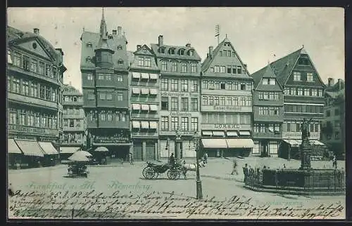 AK Alt-Frankfurt, Geschäfte am Römerberg