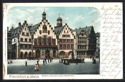 AK Alt-Frankfurt, Römer und Gerechtigkeitsbrunnen