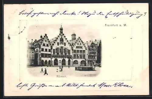 AK Alt-Frankfurt, Partie am Römer