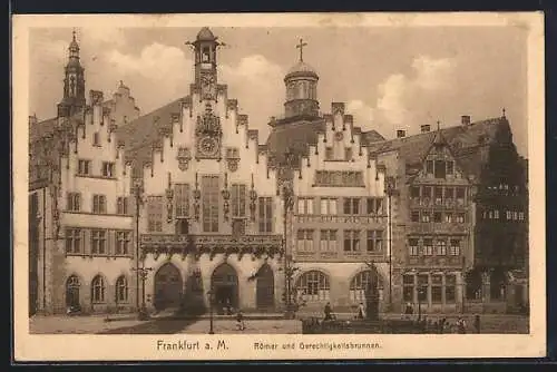 AK Alt-Frankfurt, Römer und Gerechtigkeitsbrunnen