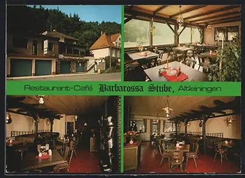 AK Altleiningen, Restaurant-Café Barbarosse Stube, Inh. Fam. Kanis, Talstrasse 32