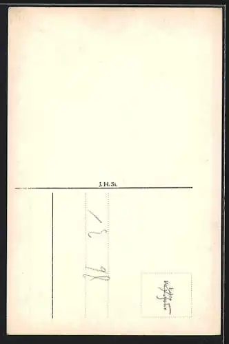 AK Bamberg, Alte Hofhaltung, Fachwerkhaus