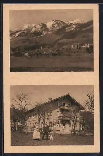 AK Brannenburg am Inn, Gasthaus Grad und Ramboldplatte