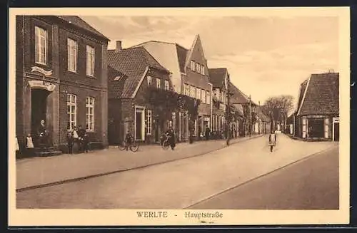 AK Werlte, Partie in der Hauptstrasse