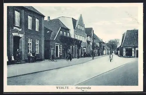 AK Werlte, Partie in der Hauptstrasse