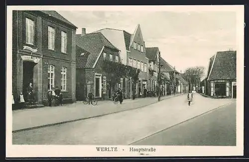 AK Werlte, Partie in der Hauptstrasse