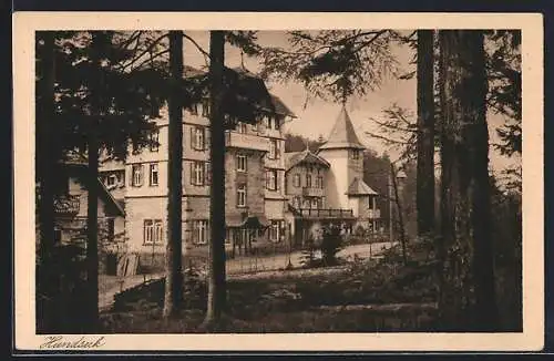 AK Bühl / Baden, Hotel - Kurhaus Hundseck