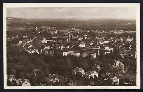 AK Maribor, Ortsansicht aus der Vogelschau