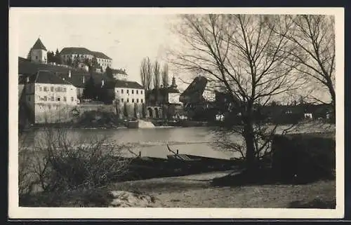 AK Ptuj, Aussicht vom Flussufer aus