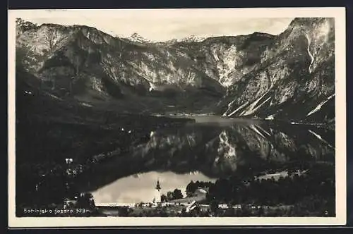 AK Bohinjsko Jezero, Panorama mit See und Bergen