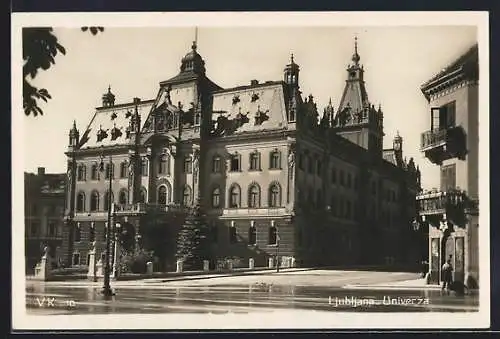 AK Ljubljana / Laibach, Blick zur Universität, Univerza