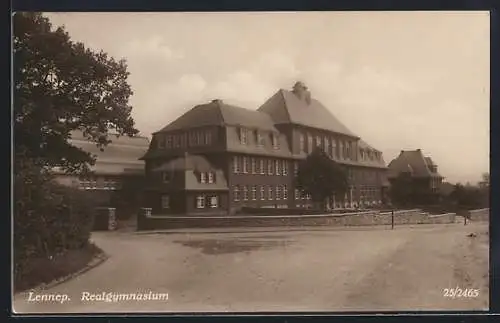 AK Lennep, Strasse am Realgymnasium