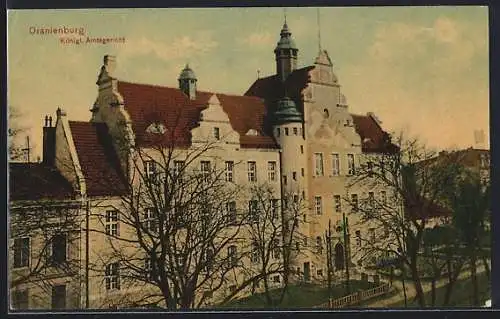 AK Oranienburg, Blick auf das königliche Amtsgericht