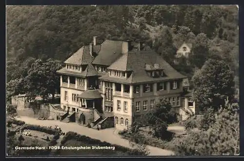 AK Gernrode / Harz, FDGB-Erholungsheim Stubenberg