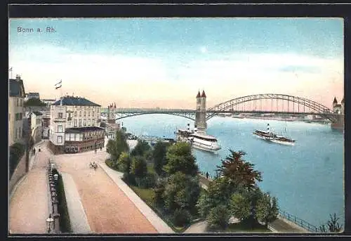 AK Bonn, Brücke über den Rhein