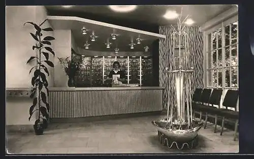 AK Bad Brambach, Inneres der Schillerquelle