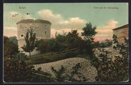 AK Erfurt, Turm auf der Cyriaxburg