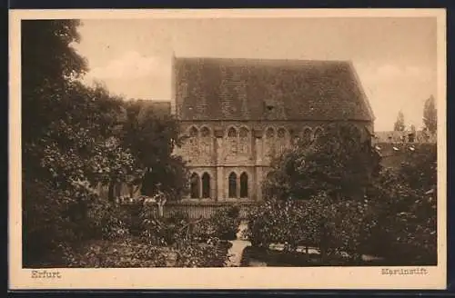 AK Erfurt, Martinstift mit Garten