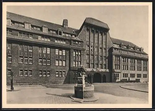 AK Hannover, Leibniz Fabrikgebäude in der Listerstrasse