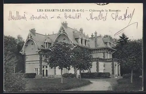 AK Les Essarts-le-Roi, Chateau de la Romanie