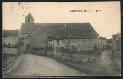 AK Guernes /S.-et-O., L`Eglise