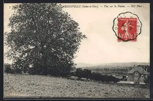 AK Argenville /S.-et-O., Vue sur la Plaine