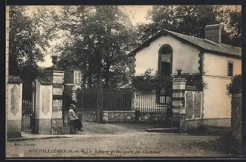 AK Goupillières /S.-et-O., Entrée principale du Chateau