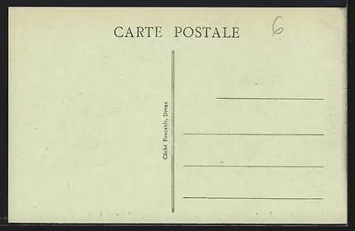 AK Grosrouvres /S.-et-O., Route du Buisson à l`Église