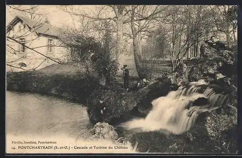 AK Pontchartrain /S.-et-O., Cascade et Turbine du Chateau