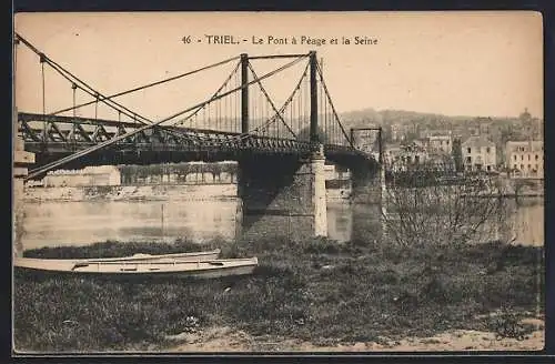 AK Triel, Le Pont à Péage et la Seine