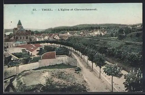 AK Triel, L`Eglise et Cheverchemont