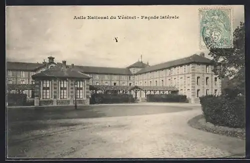 AK Vesinet, Asile National, Facade laterale