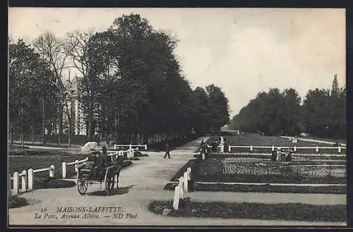 AK Maisons-Laffitte, Le Parc, Avenue Albine