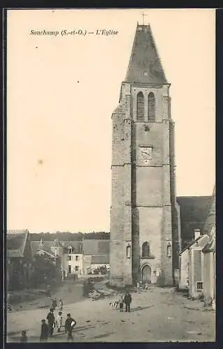 AK Sonchamp /S.-et.O., L`Église