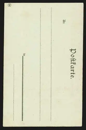 Lithographie Appenzellerin in Tracht mit Stickrahmen, im Passepartout