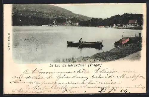 AK Gérardmer /Vosges, Le Lac