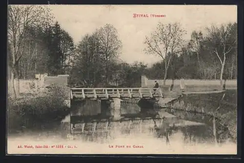 AK Etival /Vosges, Le Pont du Canal