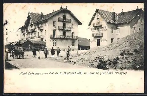 AK Col de la Schlucht, Hotel Defranoux