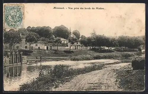 AK Mirecourt, Vue prise des bords du Madon