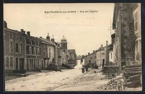 AK Monthreux-sur-Soane, Rue de l`Église