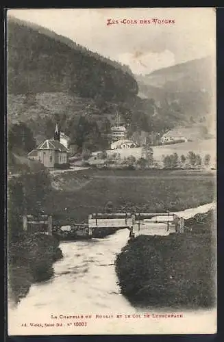 AK Le Rudlin, La Chapelle et le Col de Louschpach