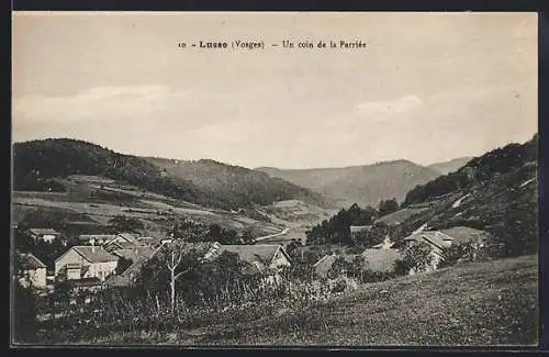 AK Lusse /Vosges, Un coin de la Parriée