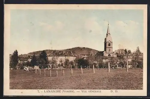 AK Lamarche /Vosges, Vue Générale